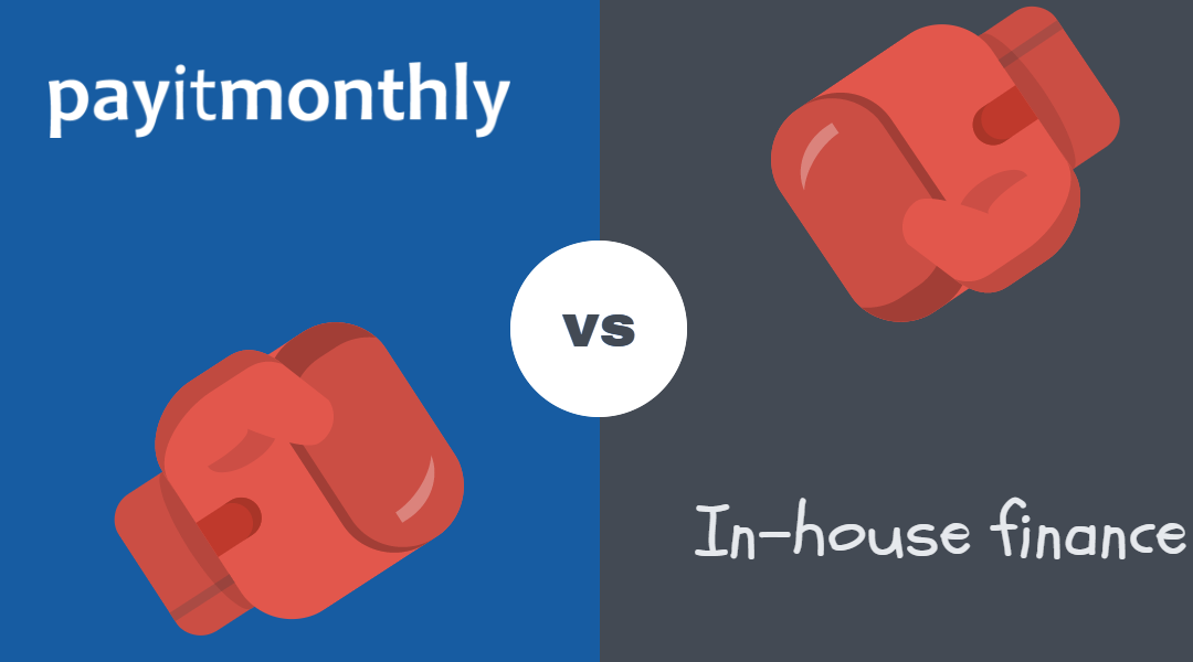 Why use PayItMonthly compared to offering finance in-house?
