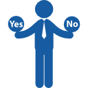 man-with-two-options-to-choose-between-yes-or-no man-with-two-options-to-choose-between-yes-or-no
